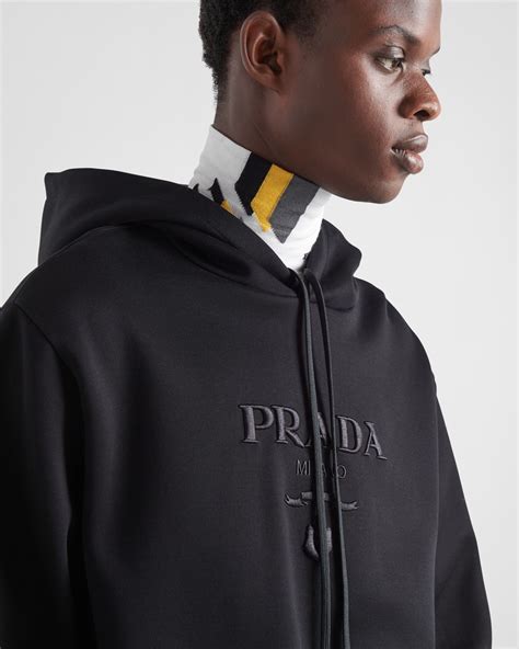 prada pullover hoodie|prada strickjacke damen.